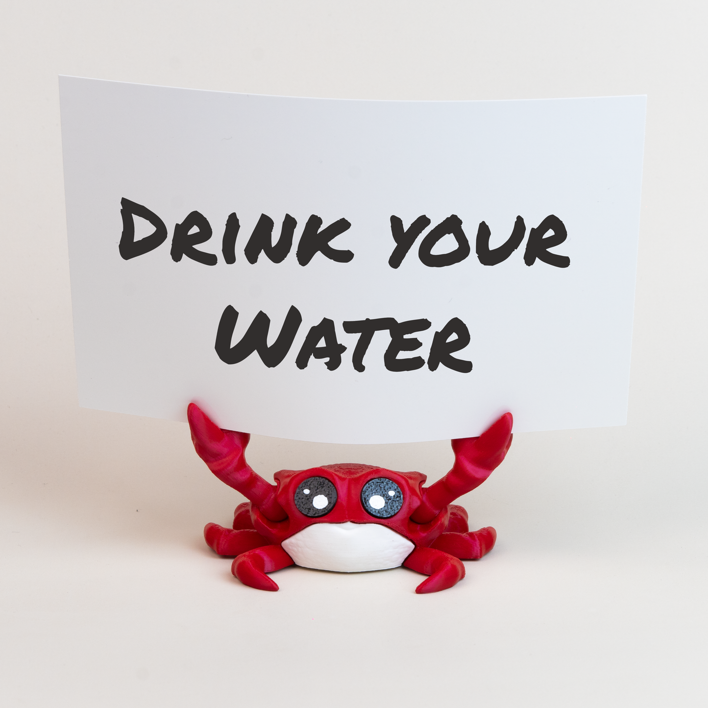 Crabby | Note Holding Crab | Desk Buddy and Fridge Magnet