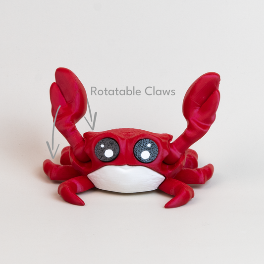 Crabby | Note Holding Crab | Desk Buddy and Fridge Magnet