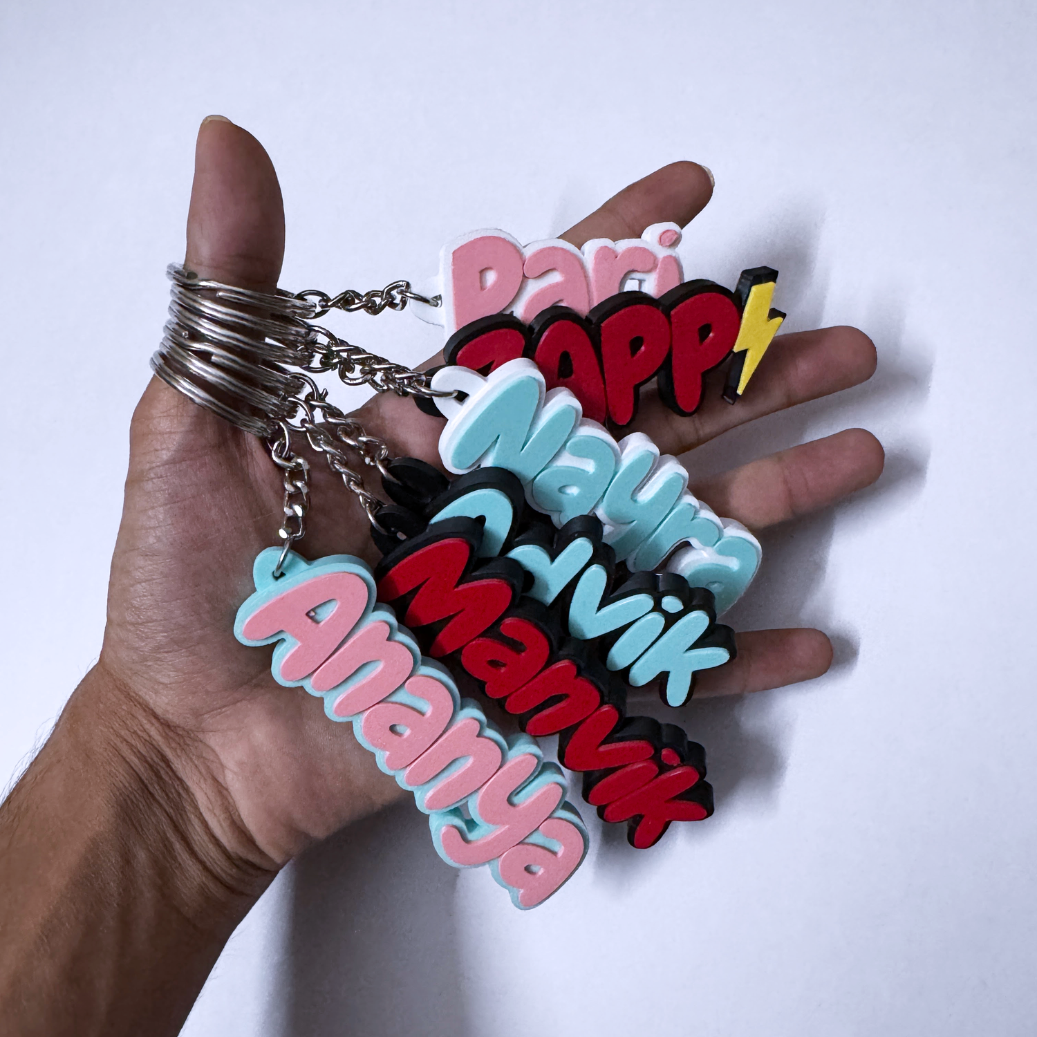 Custom Name Keychains