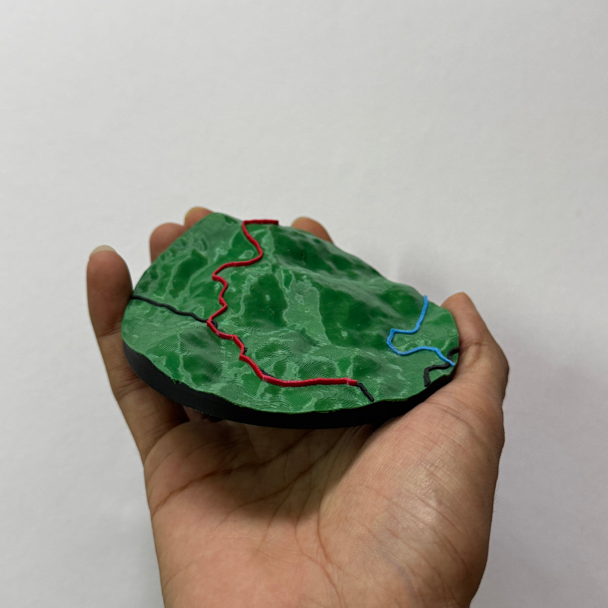 Trail Map Momento | Fridge Magnet | Desk Paperweight