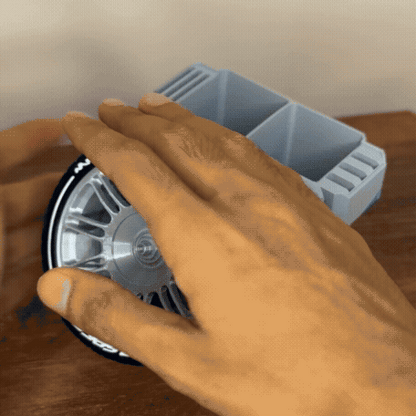 Spinning BMW M3 GTR - NFS Most Wanted Wheel Pen Stand - Rotating Eco-Friendly Fidget Organizer