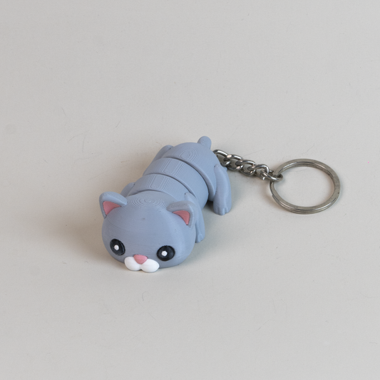 CuteFlexi Kitty Cat | Fidget Keychain