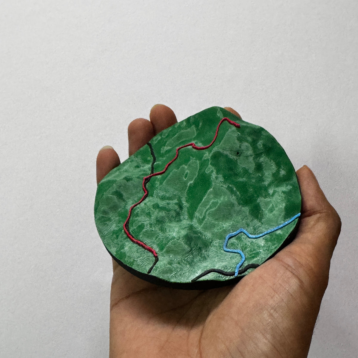 Trail Map Momento | Fridge Magnet | Desk Paperweight