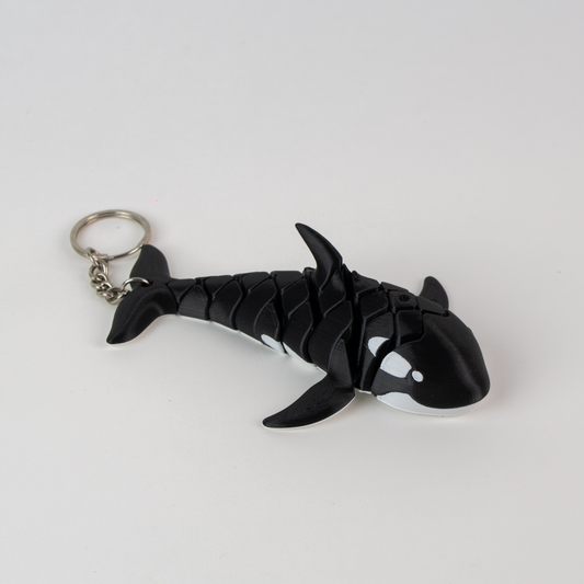 CuteFlexi Orca | Fidget Keychain