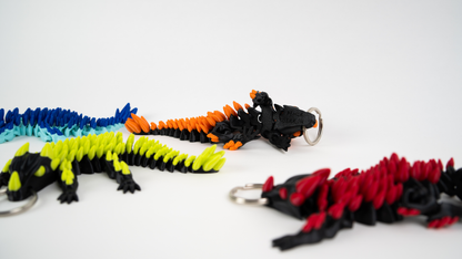 CuteFlexi Mini Dragons | Fidget Keychain | Bag Charm