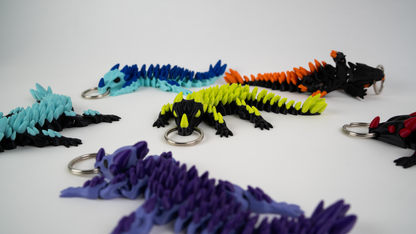 CuteFlexi Mini Dragons | Fidget Keychain | Bag Charm