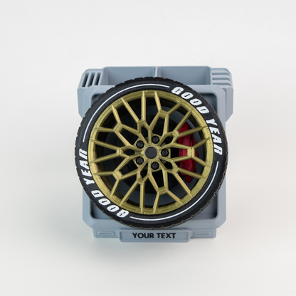 Spinning BMW M4 CSL Wheel Pen Stand - Rotating Eco-Friendly Fidget Organizer