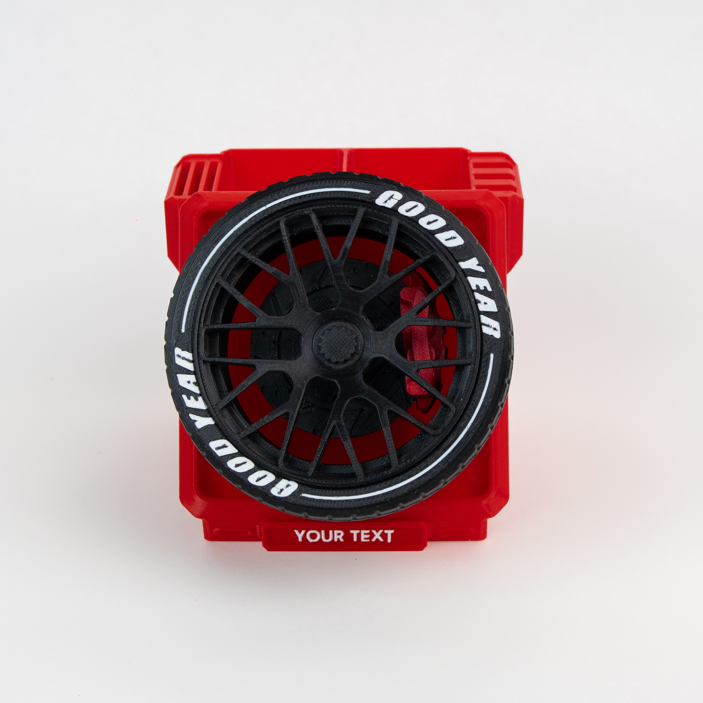 Spinning Porsche Wheel Pen Stand - Rotating Eco-Friendly Fidget Organizer