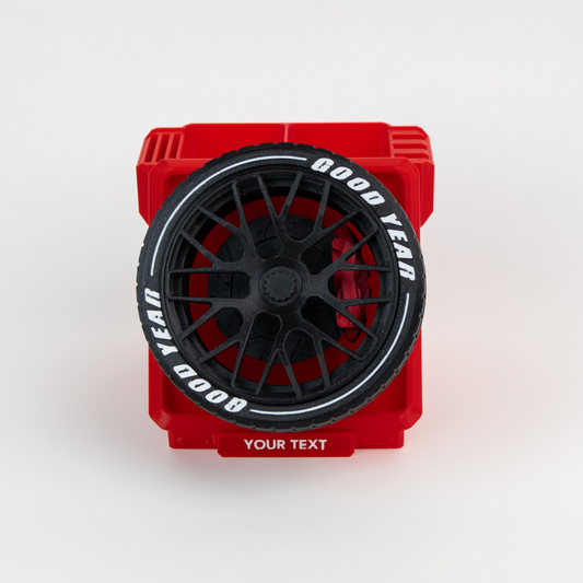 Spinning Porsche Wheel Pen Stand - Rotating Eco-Friendly Fidget Organizer